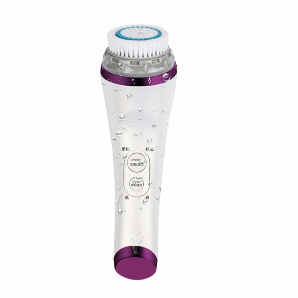 

Mini Portable Ultrasonic Electric Face Washing Brush Cleansing Instrument USB Rechargeable Waterproof Facial Brush Beauty Tool
