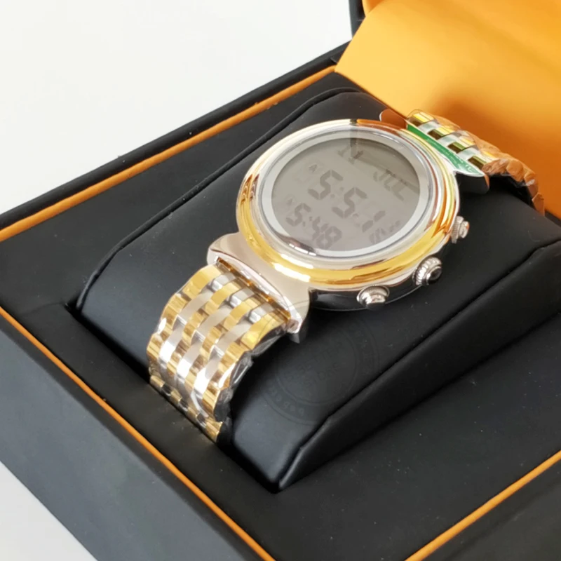 Мусульманские водонепроницаемые наручные часы Qibla Compass Azan AL Harameen Fajr лучший