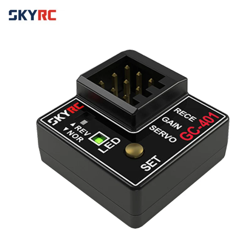 

GC401 Gyro Sensor Module Vibration Structure Gyro Corrective Steering Adjustment Gyroscop for RC Car Curved Track Drift Racing
