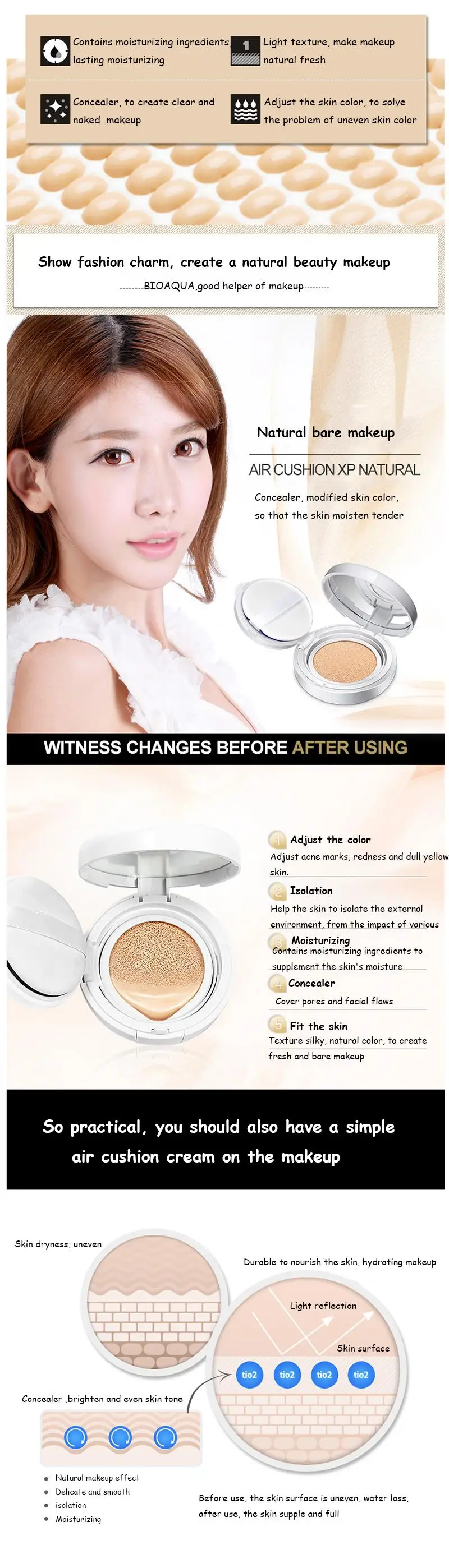 concealer use on face