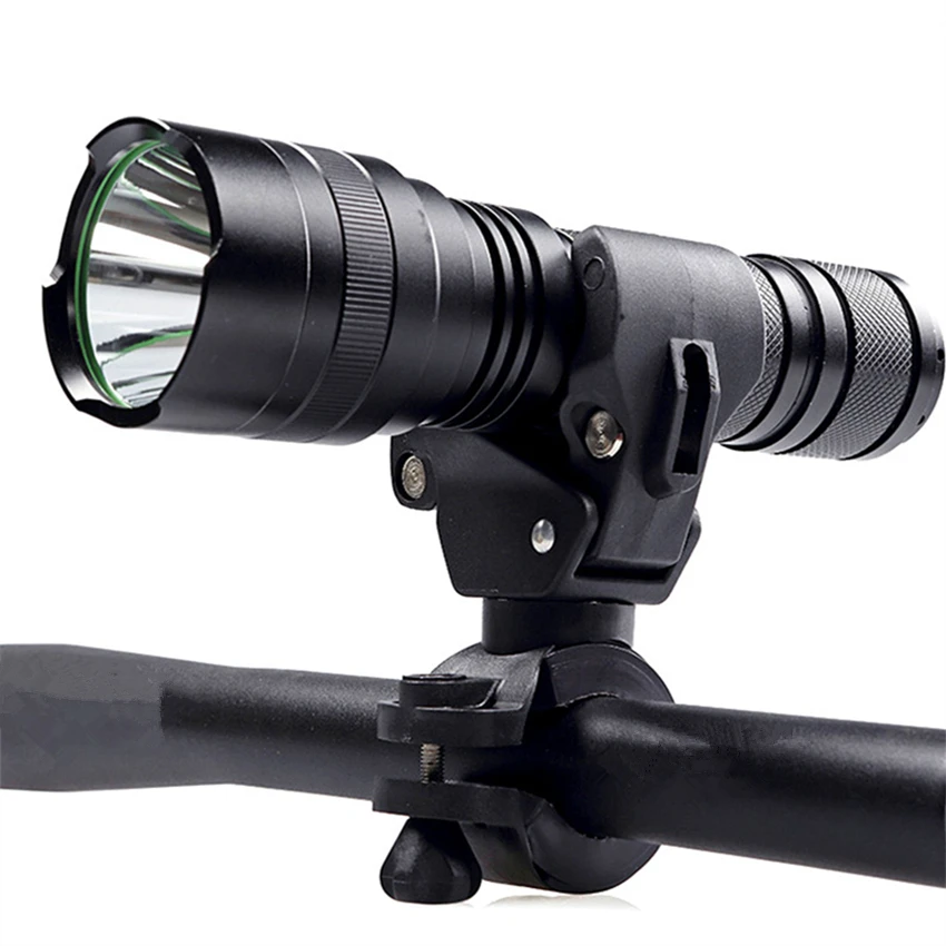 High Quality Bike Mount Clamp Clip Bicycle Holder Cycling Grip Flashlight LED Torch Lamp Light Bracket Stand Bicycle Accessories