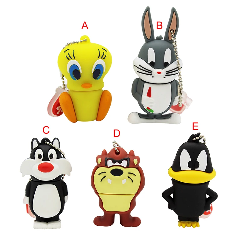 Usb флеш накопитель Looney Tuna 32 ГБ 16 8 4 Гб|USB флэш-накопители| |