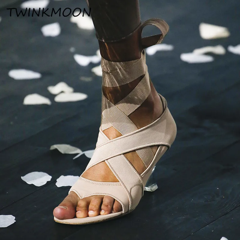 Clear Hoof High Heels Sandals05