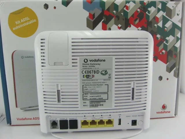 Vodafone Huawei HG556A ADSL2/3G Wireless VoIP router Vodafone Huawei HG556A ADSL2/3G Wireless VoIP router