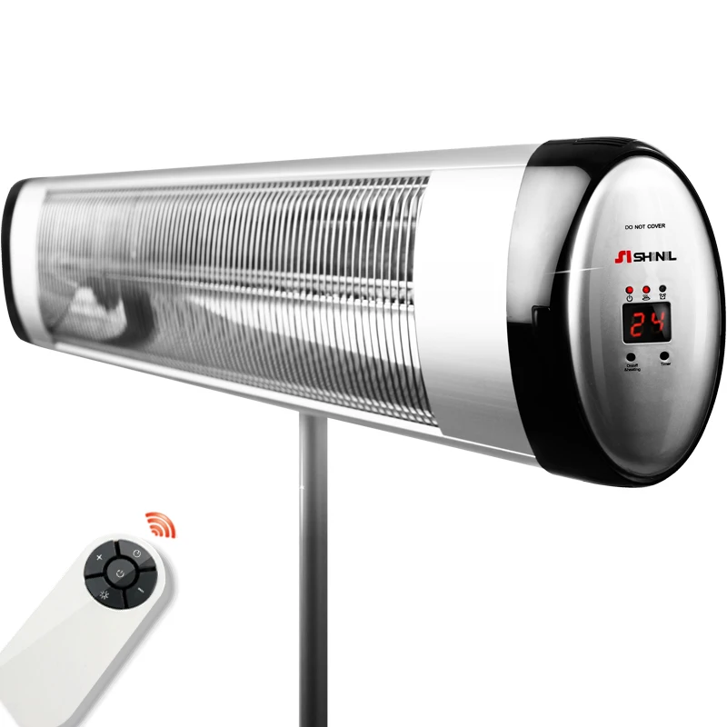 220V Mute Carbon Fiber Heater Remote Control Electric Heater