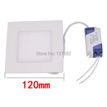 DHL! 6 Вт светодиодный панельный светильник AC85-265V теплый белый/натуральный белый/холодный белый Светодиодный панельный потолочный светильник