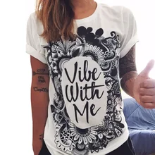 t short women Europe And America Summer Fashion Women Cotton Prints Short Sleeve O-Neck T-shirt 6 Colors Tops Shirt