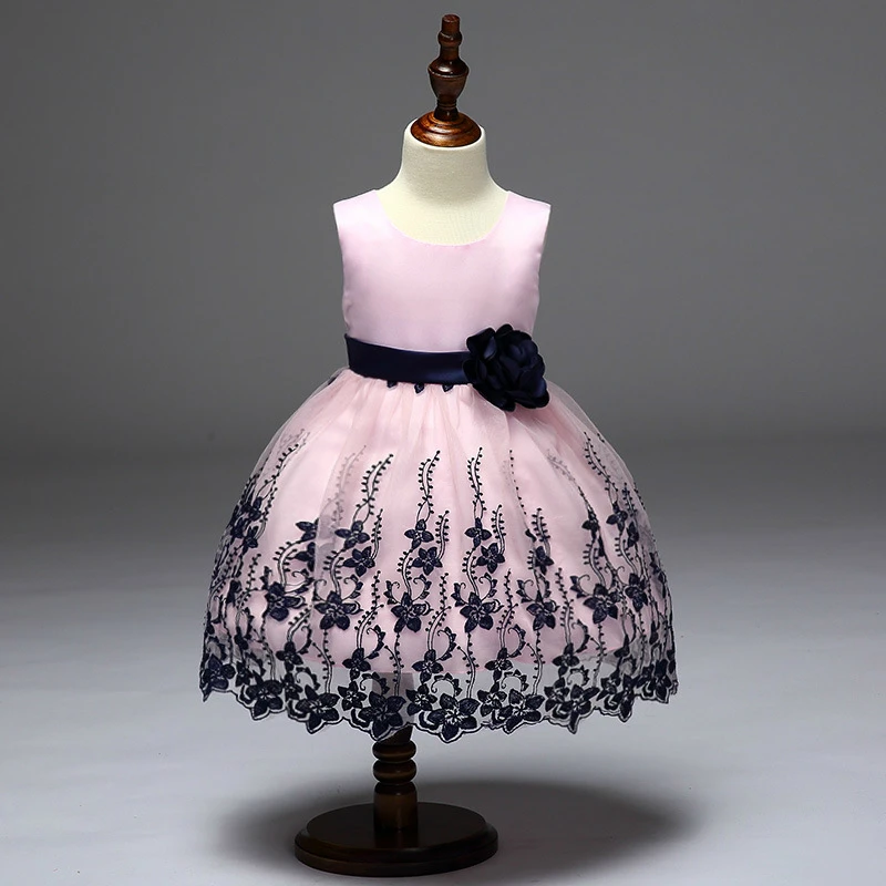 

MQATZ Girl Dress Children Party Costume Kids Girls Formal Events Vestidos Tutu Flower Dress Fluffy Wedding Gown High Quality