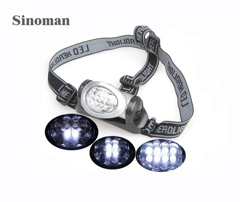 

8 LED Headlamp Flashlight Frontal Lantern Waterproof 4 Mode Head Torch Light Bike Riding Lamp For Camping Hunting Fishing Hiking