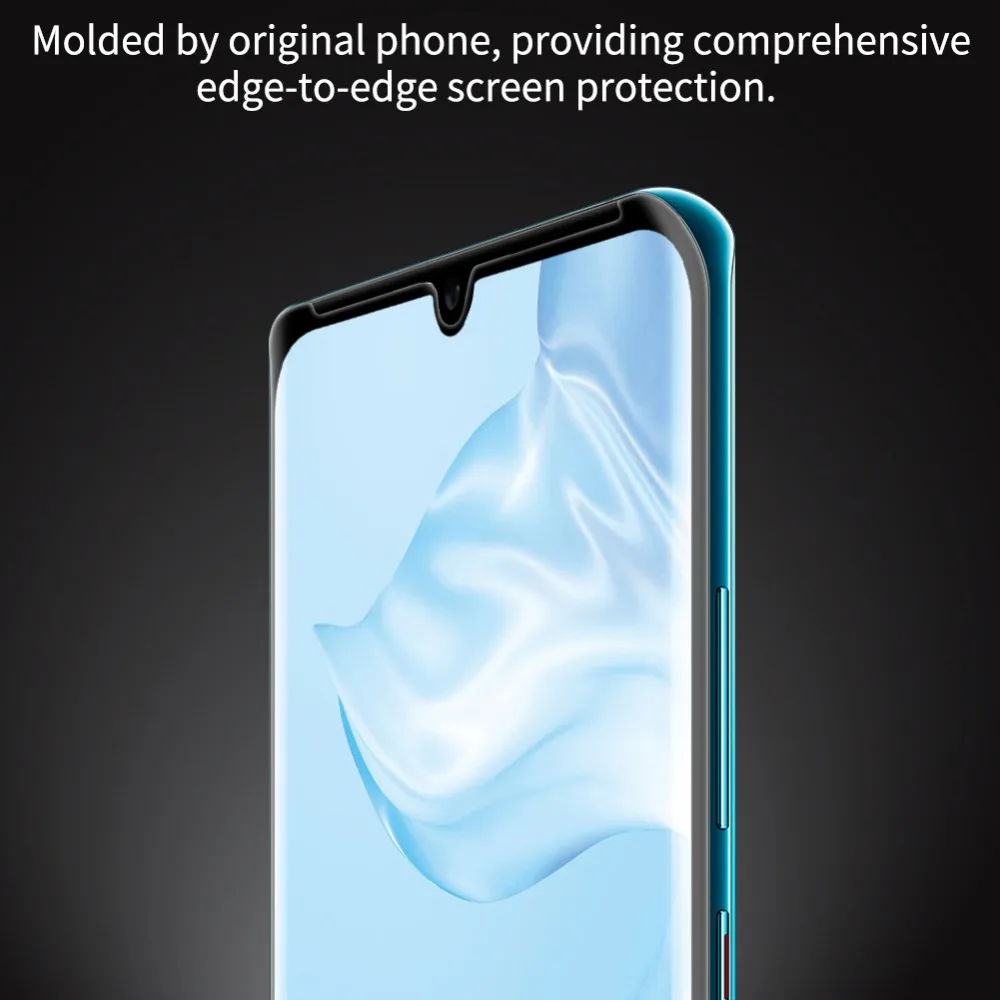 Huawei P30 PRO Стекло 3D DS+ Max полное покрытие закаленное Стекло Экран протектор 9D закаленное стекло с закругленными краями для huawei P30 PRO Nilkin HD стеклянная плёнка