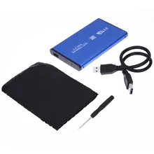 Высокая Скорость 2.5 дюймов USB 3.0 SATA HDD внешний жесткий диск Алюминий hd корпус/чехол для Оконные рамы 7/ 8/98/me/2000/xp mac os