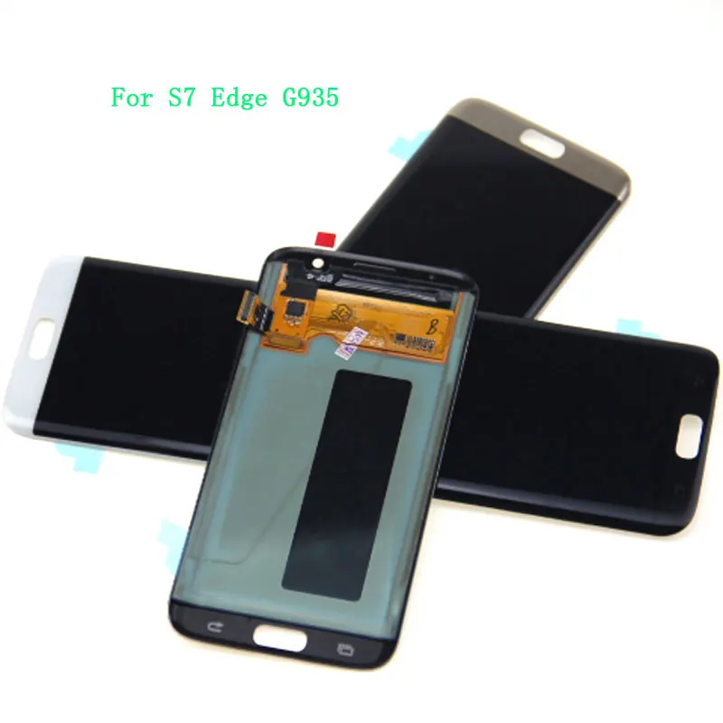 S7 EDGE LCD оригинал для SAMSUNG Galaxy s7 edge G935 G935F сенсорный экран дигитайзер сборка