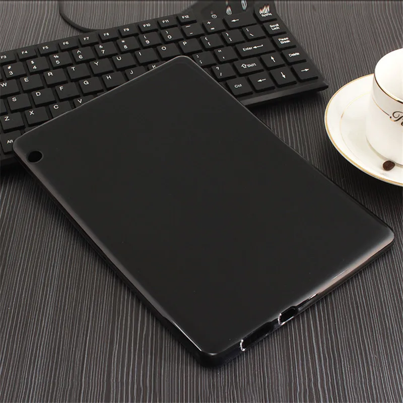 Чехол для планшета huawei Mediapad T5 10 AGS2-W09/L09/L03/W19 10," силиконовый мягкий ТПУ чехол для huawei MediaPad T3 8,0/T3 10 дюймов - Цвет: T3 10 Black