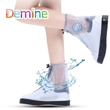 Demine/водонепроницаемая обувь для велоспорта; для мужчин и женщин; для спорта на открытом воздухе; нескользящая многоразовая обувь для дождливой погоды; чехол на молнии