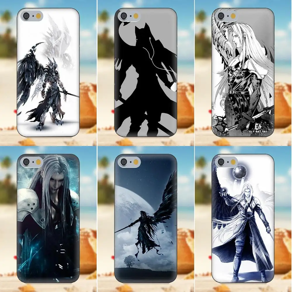 Для iPhone 4S 5S 5C SE 6S 7 8 Plus X Galaxy Note 5 6 S9 + Grand Core Prime Alpha TPU с рисунком кожи Сефирот Final Fantasy |