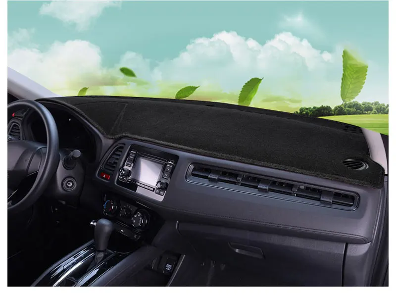 For LHD Honda HR-V 2017 2016 2015 2014 Car Dashboard Mat Cover Mats Pad Auto Shade Cushion Interior Protector Carpet Accessories (9)