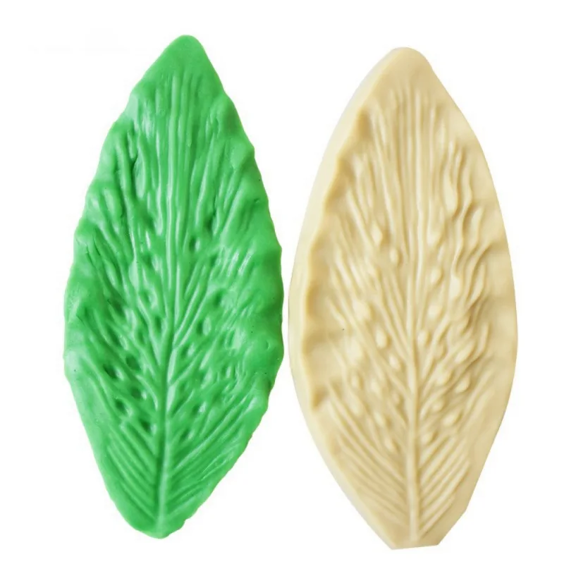 5pcs/set Fondant Silicone Cake Moulds Leaves Shaped Cake Decoration