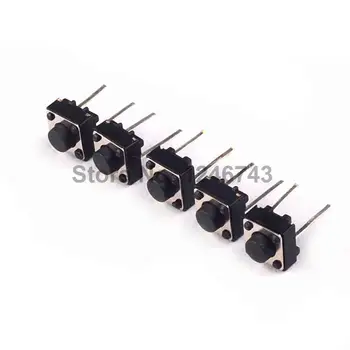 

500PCS 6x6x5mm 6*6*5mm Tact Switch Momentary Tactile Tact Push Button Switch Non Lock 2 Pin