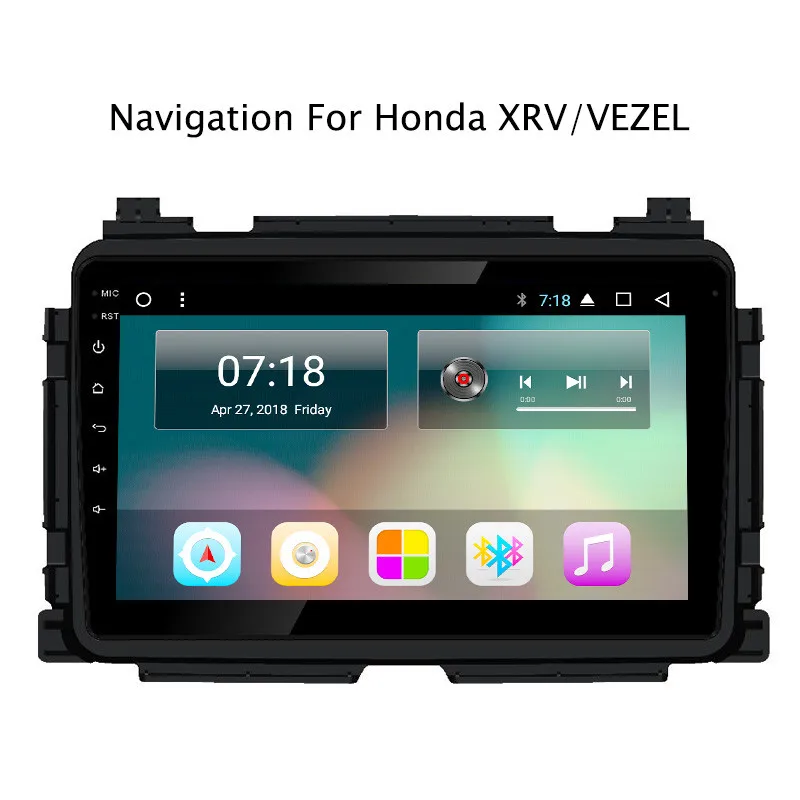 NaviTopia 2G RAM 32G ROM Android 7 1/8 1 автомобилей мультимедиа аудио для Honda Vezel 2014 2018 gps навигация