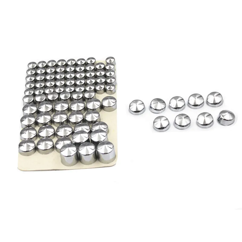 1 Set Chrome Bolt Caps Topper Cover For Harley Twin Cam Road King FLH