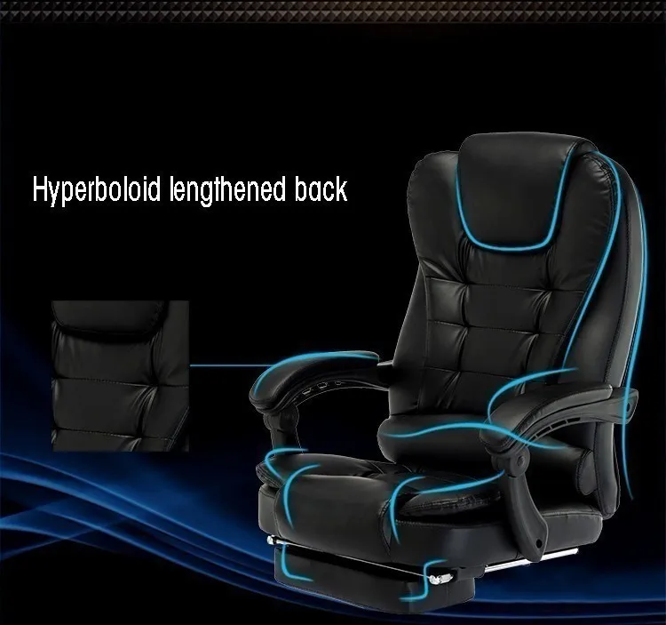 Роскошное Качество H-1 офис Poltrona Silla геймер игровой стул массаж может лежать с подставкой для ног Эргономика Синтетическая кожа бытовой