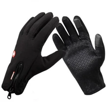 Новые велосипедные перчатки с сенсорным экраном, зимние теплые ветрозащитные перчатки для велоспорта, противоскользящие велосипедные перчатки для мужчин и женщин