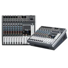 Mixing console recorder 48 V phantom power monitor AUX effect path 8 12 channel audio mixer