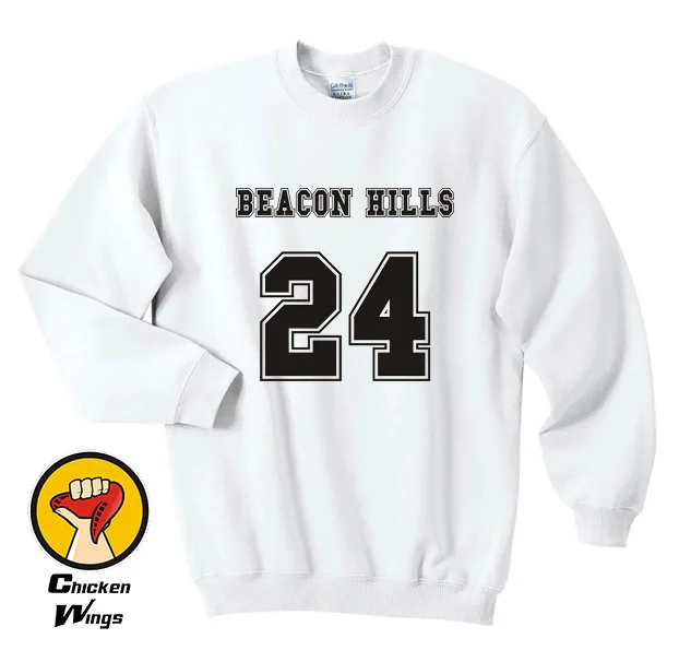 Beacon Hills Teen Wolf Sweatshirt Clothing 24 Crimson Red Women Sweatshirt -C831