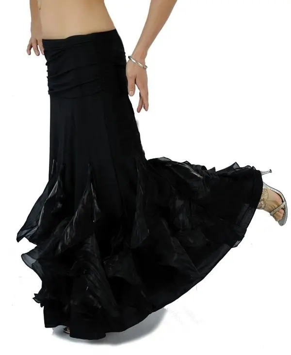 Мода/горячая новинка сексуальный танец живота костюм рыбий хвост юбка 9 цветов - Цвет: Black