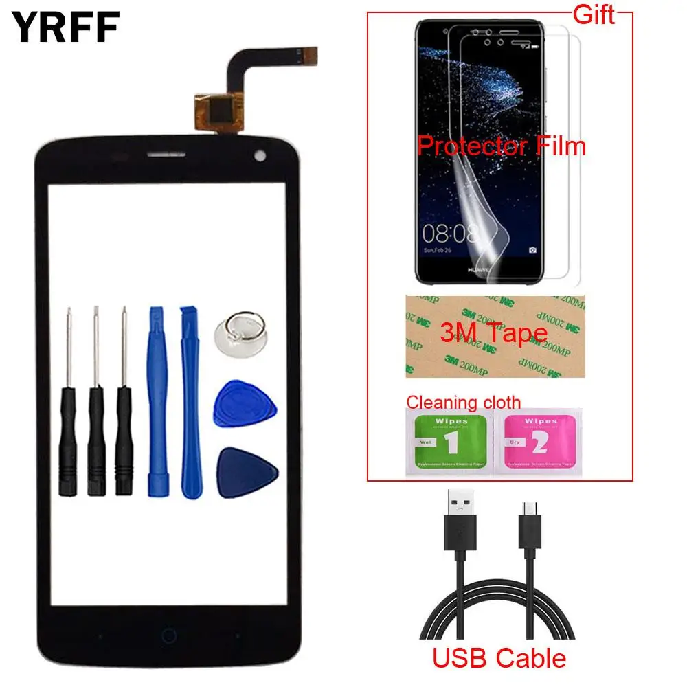 

5.0" Mobile Touch Screen TouchScreen Front Glass For ZTE Blade L2 Plus L370 C370 Touch Screen Digitizer Sensor Outer Glass Panel