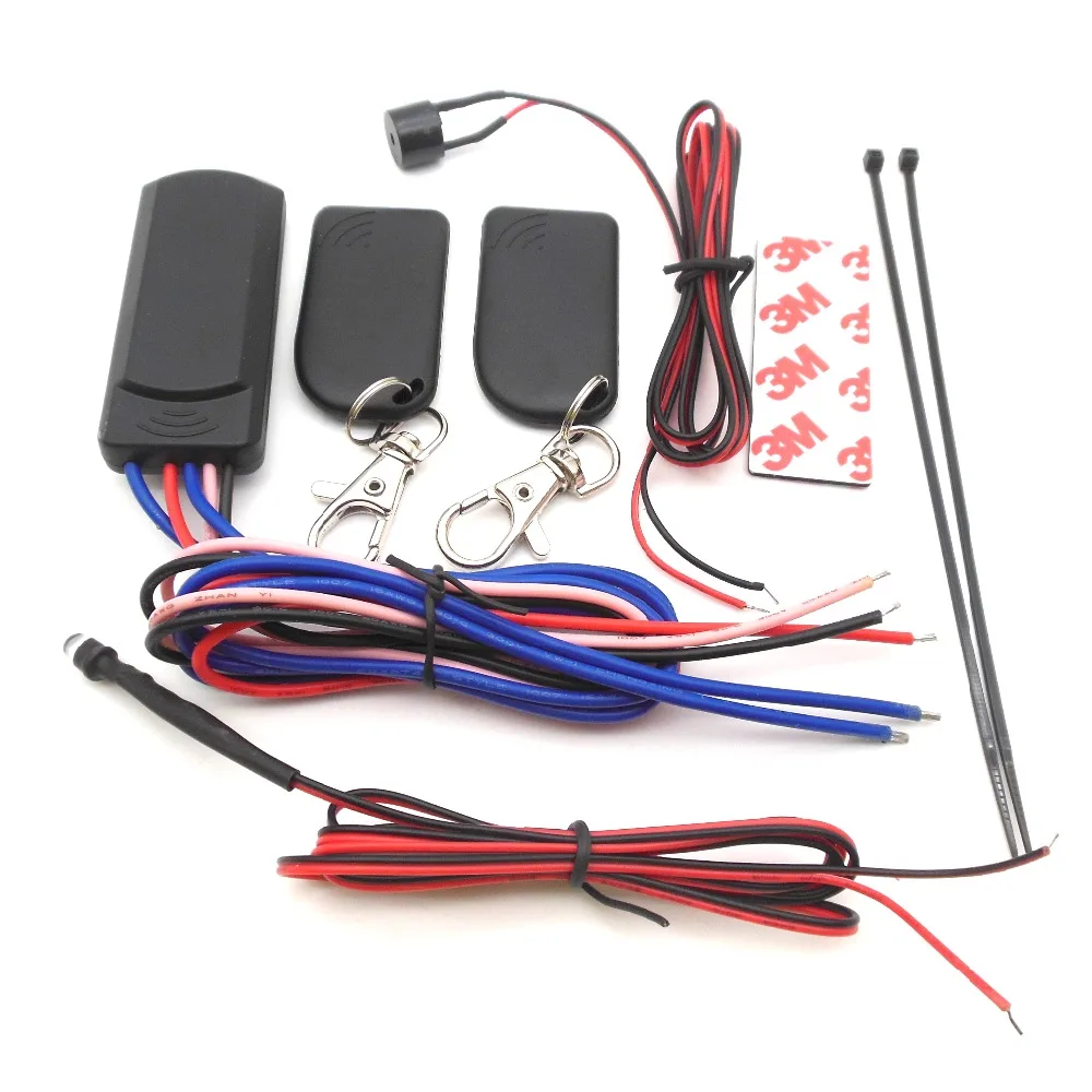 

RFID 2.4 GHZ wireless car immobilizer Anti-hijacking on and off intelligent anti-hijacking english version free shipping