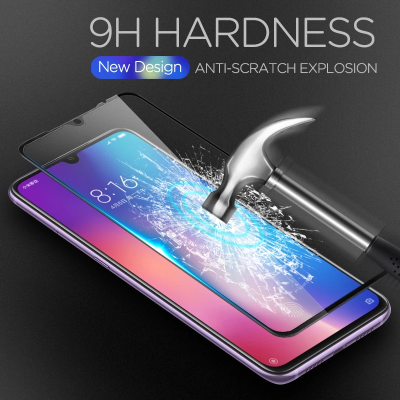Закаленное стекло для экрана Xiao mi Red Note 7 6 3 Pro 6A S2 полное покрытие пленка Xiaomi 9 9se 8 A2