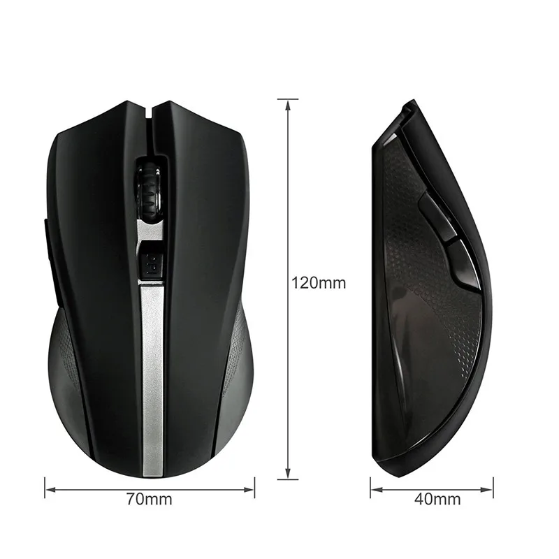 Мышь Оптическая BiNFUL игровая беспроводная 2 4 ГГц 2400 DPI 6 кнопок|6 buttons|2400 dpigaming mouse |