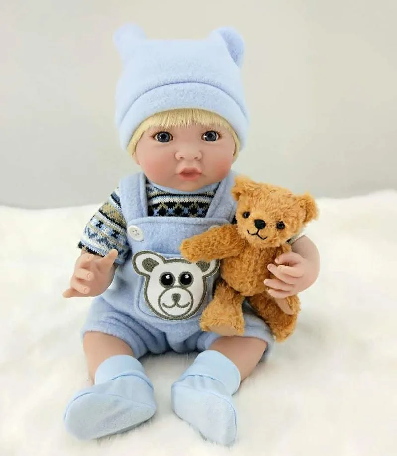 Pursue 20"/51 cm Reborn Baby Boy Silicone Baby Dolls Toy for Children