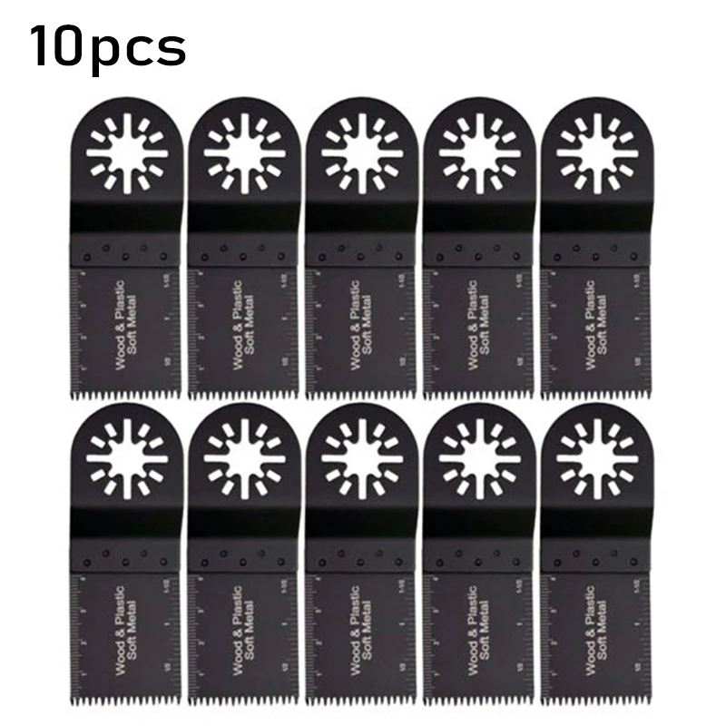 

10pcs Multi Oscillating Tool Tooth For Fein Makita RIDGID Ryobi Milwaukee saw blades sharp 50-54HRC 58CrV cut-outs