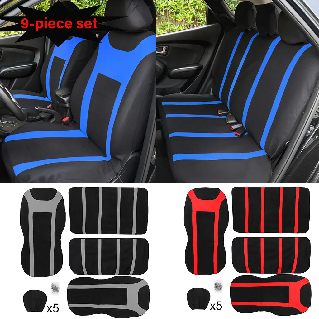 

Car Seat Covers Full Set Automobile Seat Protection Cover Vehicle Seat Covers Universal Car Accessories Car-Styling