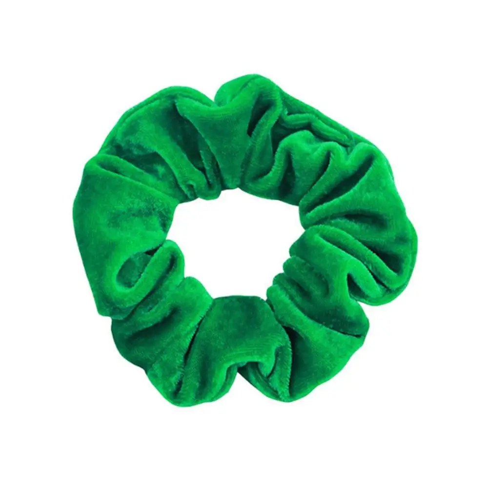 light green Модные шелковые женские резинки для волос, одноцветные эластичные резинки для волос для женщин, летняя повязка для волос для девушек, элегантные аксессуары для волос - Цвет: light green