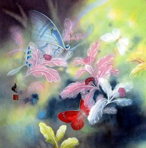 

DIY Unfinished 100% Mulberry Silk Suzhou Embroidery Patterns Sets Handmade Needlework Kits Animals Series Butterfly And Flowers