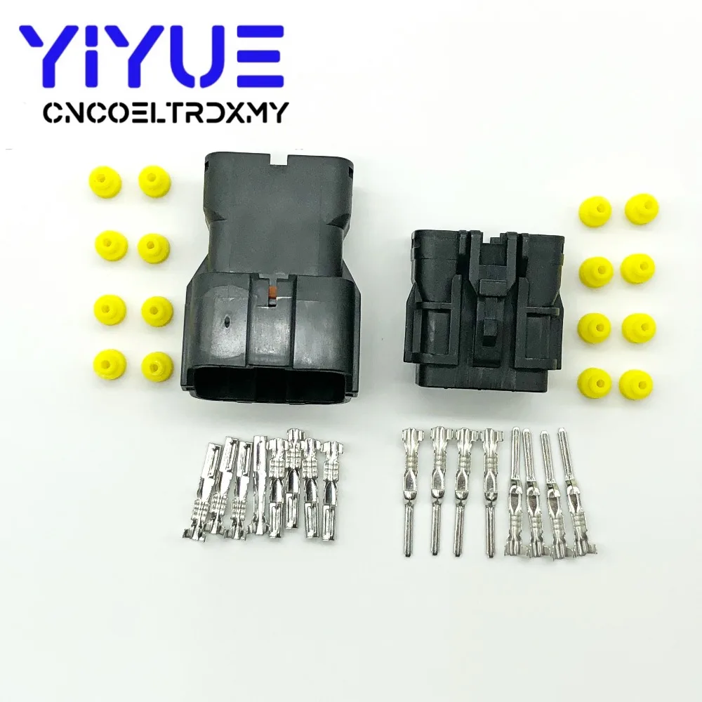 KET 5 Sets Kit 8 Pin MG640341MG610339 Female Male Waterproof Electrical Wire Connector  (3)