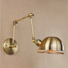 Classic Loft Style Industrial Wall Lamp With Arm Adjustable Edison Wall Light Sconce Arandela Lamparas De Pared loft industrial vintage wall lamp lights for home america retro edison wall sconce arandela de parede