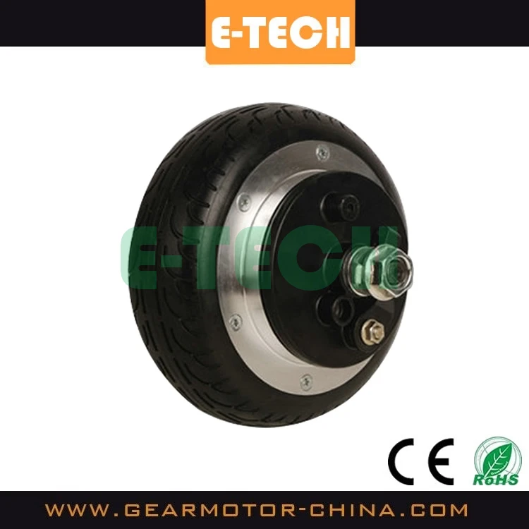 Sale ETECH 24V 36V 48V 6 inch hub motor with ebs and solid tire 1