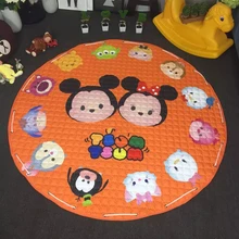 GGS 150cm large size baby play game Cartoon pad Cute baby Climbing mats plush toy mat Toy storage mats