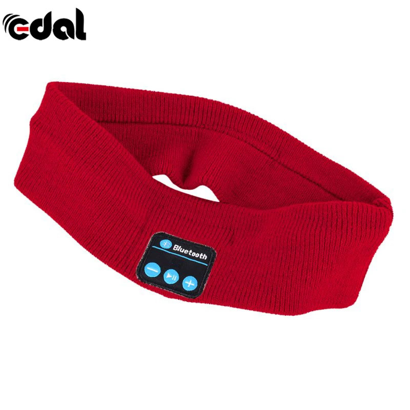 EDAL Bluetooth музыка оголовье вязаные головной убор для сна Наушники Динамик гарнитура