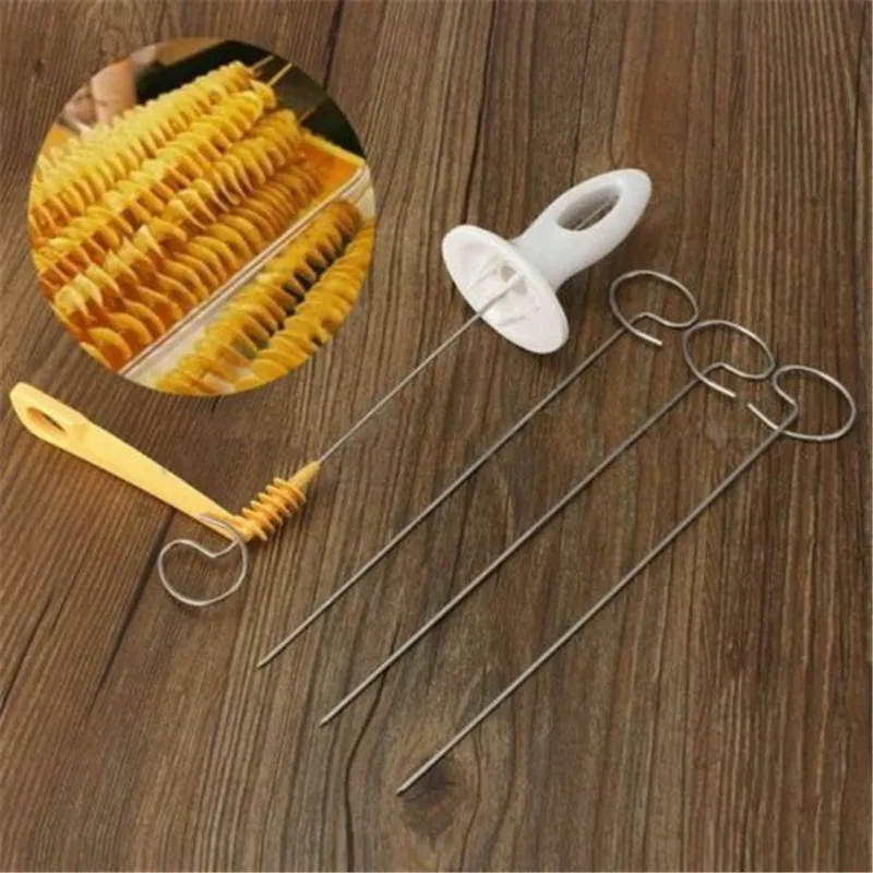 

Spiral Potato Twist Cutter Slicer Shredder Spiral Potato Chips Potato Tower Making Cooking Tools Vegetable Cutter
