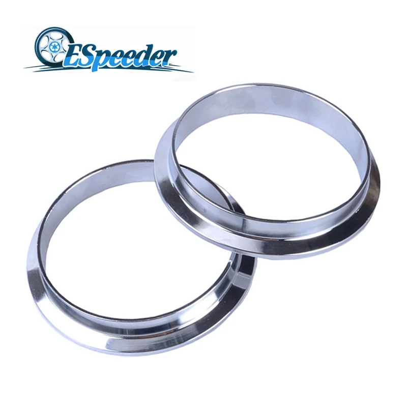 

ESPEEDER Universal 2.5 Inch Mild Steel V-Band Clamp Flange Male & Female Flange Kit Turbo Exhaust Flange Free Shipping