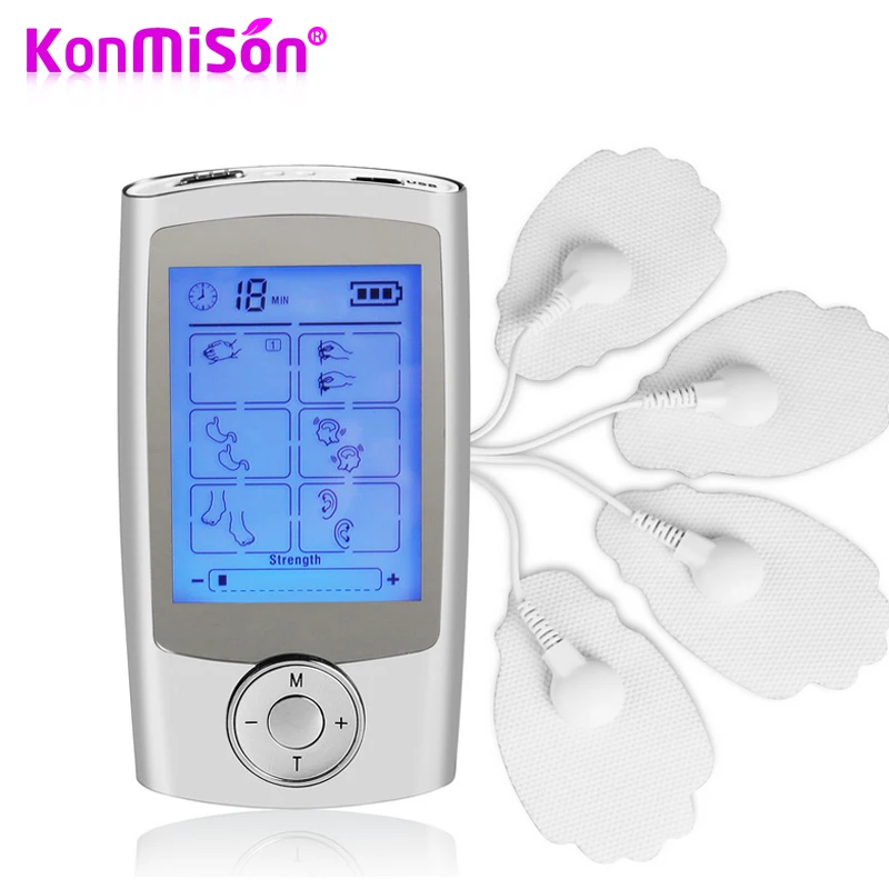 

KONMISON Electronic Pulse Massager Neck Back FootPain Relief Tens Machine Muscle Stimulator Electro Therapy Body Massage Device