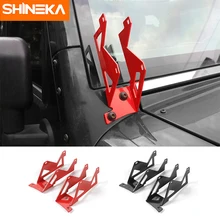 SHINEKA New Arrval Car A-pillars Mounting Brackets Car Accessories for Jeep Wrangler JK