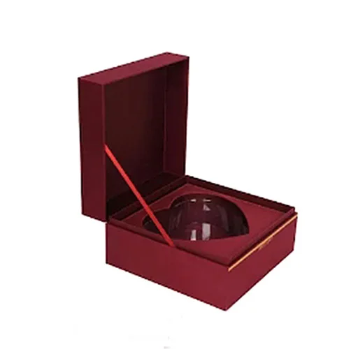 Квадратная Подарочная коробка с внутренней коробкой в форме сердца, атласная розовая упаковка для свежих цветок, креативный Декор на День святого Валентина - Цвет: Красный