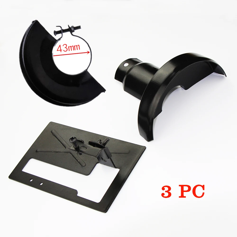 2 3pc Screw bit hand drill conversion safety shield anti fly protection angle grinder angle