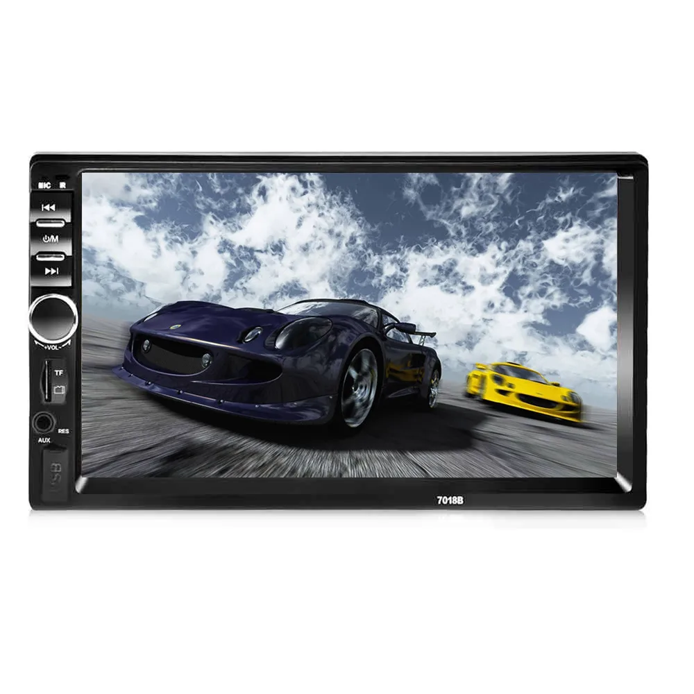 

Universal 2 Din Car Multimedia Player Bluetooth FM Radio MP5 MP3 Car Video Player Subwoofer Audio Stereo 7 Inch Remote Control